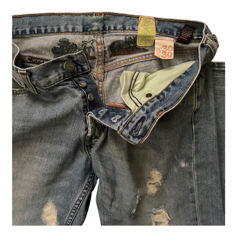 American Eagle Outfitters Light Blue Relaxed Jeans 30x30